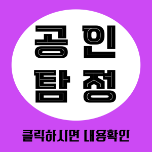 공인탐정