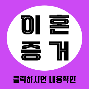 이혼증거